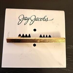 vintage Jay Jacobs gold tone bar pin